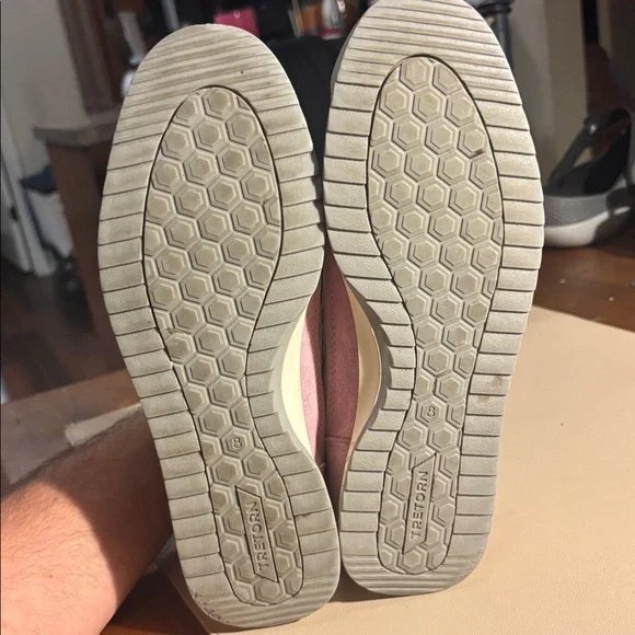 Tretorn “Custom”Pink Suede & White Leather Women's Sneakers - Picture 10 of 10